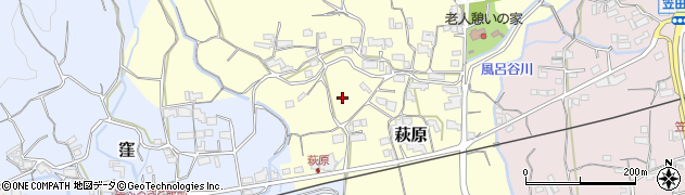和歌山県かつらぎ町（伊都郡）萩原周辺の地図
