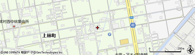 香川県高松市上林町370周辺の地図