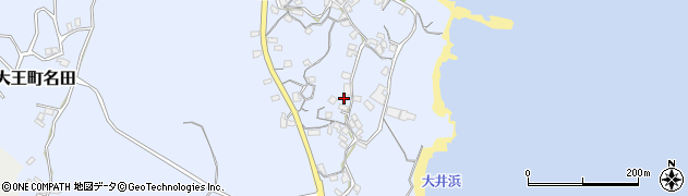 三重県志摩市大王町名田355周辺の地図