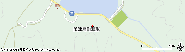 長崎県対馬市美津島町箕形周辺の地図