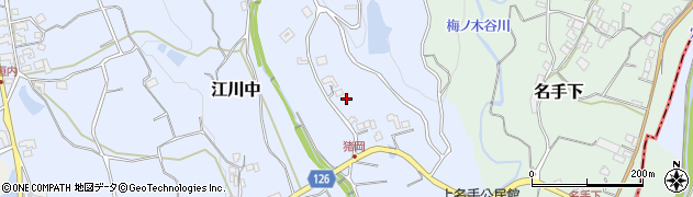 和歌山県紀の川市江川中889周辺の地図