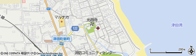 香川県さぬき市津田町津田1279周辺の地図