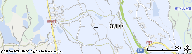 和歌山県紀の川市江川中581周辺の地図