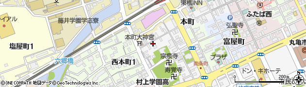 香川県丸亀市本町47周辺の地図
