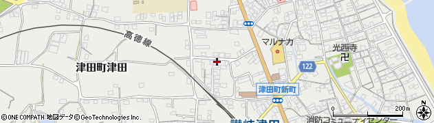 香川県さぬき市津田町津田983周辺の地図