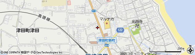 香川県さぬき市津田町津田996周辺の地図