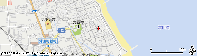 香川県さぬき市津田町津田1338周辺の地図