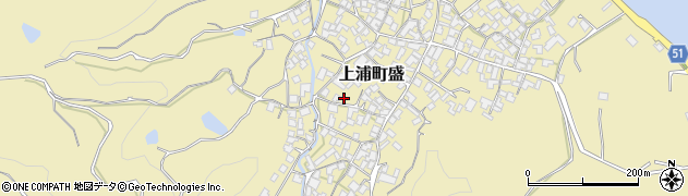 岡山左官周辺の地図