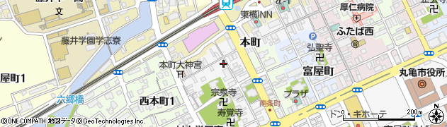 香川県丸亀市本町31周辺の地図