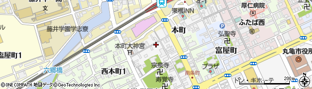 香川県丸亀市本町35周辺の地図