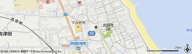 香川県さぬき市津田町津田1018周辺の地図