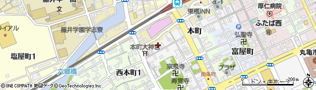 香川県丸亀市本町85周辺の地図
