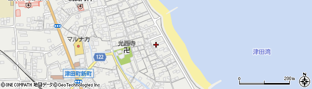 香川県さぬき市津田町津田1340周辺の地図