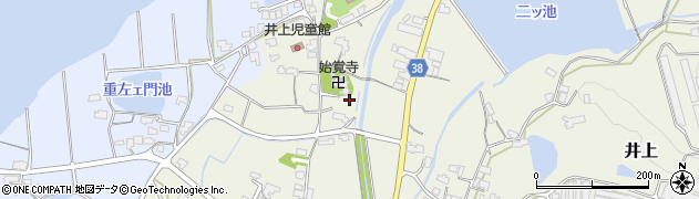 始覚寺周辺の地図