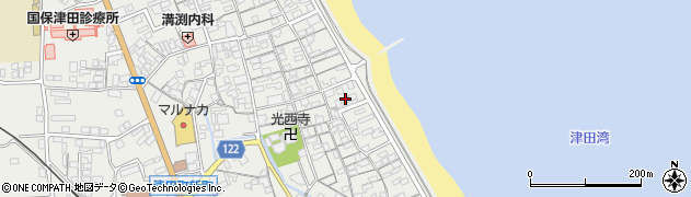 香川県さぬき市津田町津田1349周辺の地図