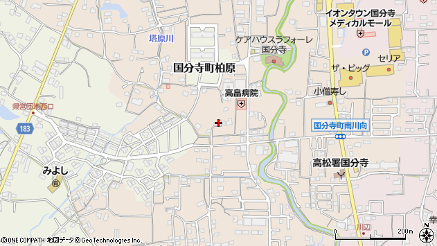 〒769-0104 香川県高松市国分寺町新名の地図