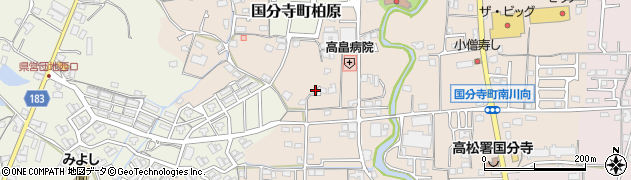 香川県高松市国分寺町新名周辺の地図