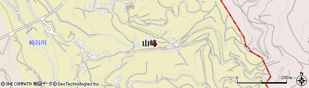 和歌山県かつらぎ町（伊都郡）山崎周辺の地図