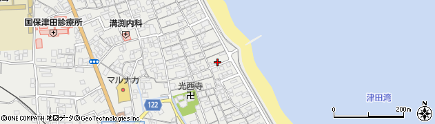 香川県さぬき市津田町津田1351周辺の地図