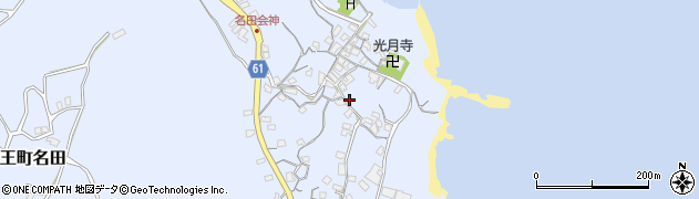 三重県志摩市大王町名田223周辺の地図