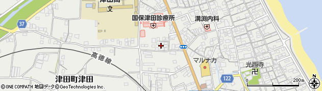 香川県さぬき市津田町津田1683周辺の地図