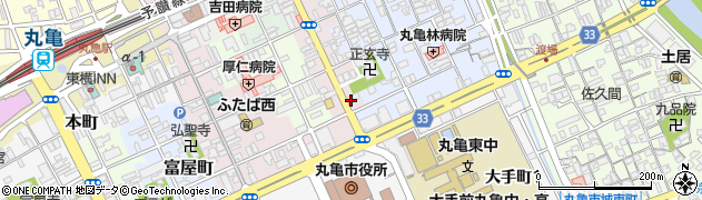 香川県丸亀市葭町125周辺の地図