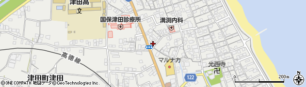 香川県さぬき市津田町津田1001周辺の地図
