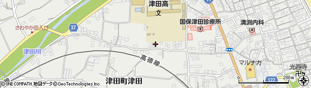 香川県さぬき市津田町津田1709周辺の地図