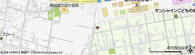 香川県高松市上林町689周辺の地図