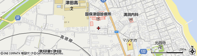 香川県さぬき市津田町津田1681周辺の地図