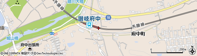 香川県坂出市周辺の地図