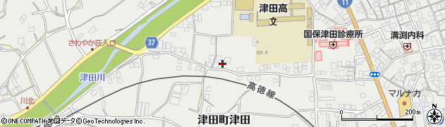 香川県さぬき市津田町津田1753周辺の地図