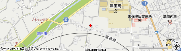 香川県さぬき市津田町津田1757周辺の地図