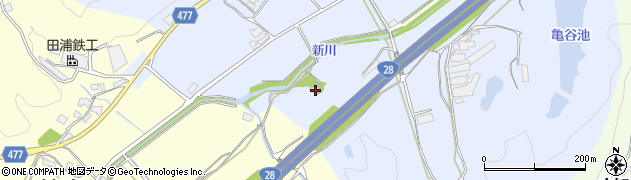 兵庫県南あわじ市志知口376周辺の地図