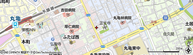 香川県丸亀市葭町114周辺の地図