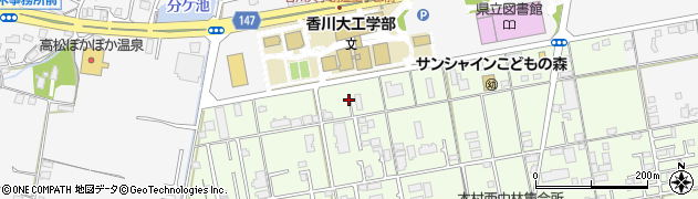 香川県高松市上林町510周辺の地図