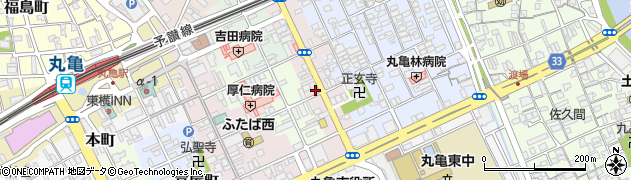 香川県丸亀市葭町18周辺の地図