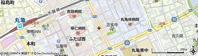 香川県丸亀市葭町19周辺の地図