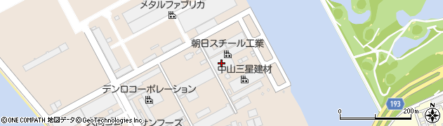 朝日スチール工業株式会社　昭和工場周辺の地図