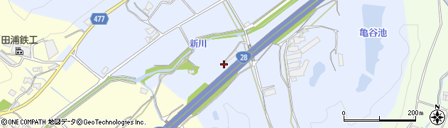 兵庫県南あわじ市志知口409周辺の地図