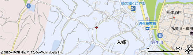 和歌山県九度山町（伊都郡）入郷周辺の地図