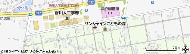 香川県高松市上林町505周辺の地図