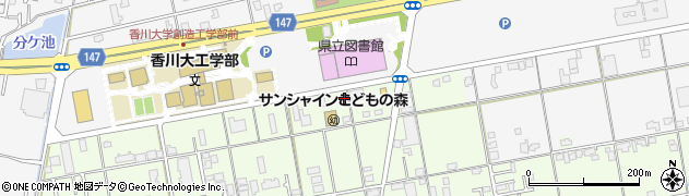 香川県高松市上林町501周辺の地図