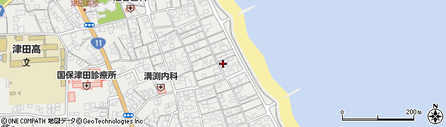 香川県さぬき市津田町津田1371周辺の地図
