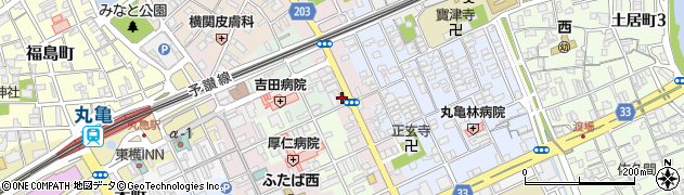香川県丸亀市葭町32周辺の地図