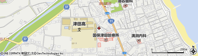 香川県さぬき市津田町津田1639周辺の地図