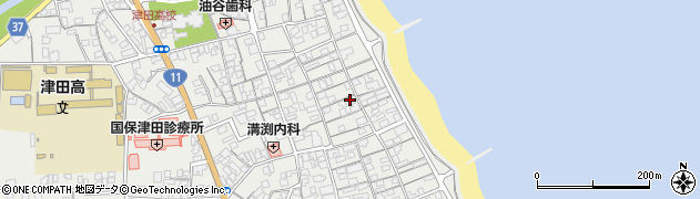香川県さぬき市津田町津田1172周辺の地図