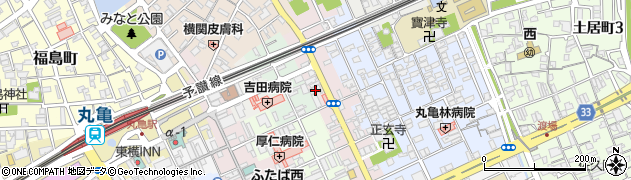 香川県丸亀市葭町33周辺の地図
