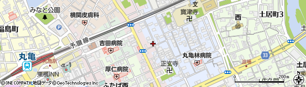 香川県丸亀市葭町98周辺の地図