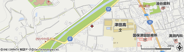 香川県さぬき市津田町津田1602周辺の地図